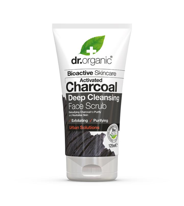 Dr Organic Charcoal Face Scrub 125ml